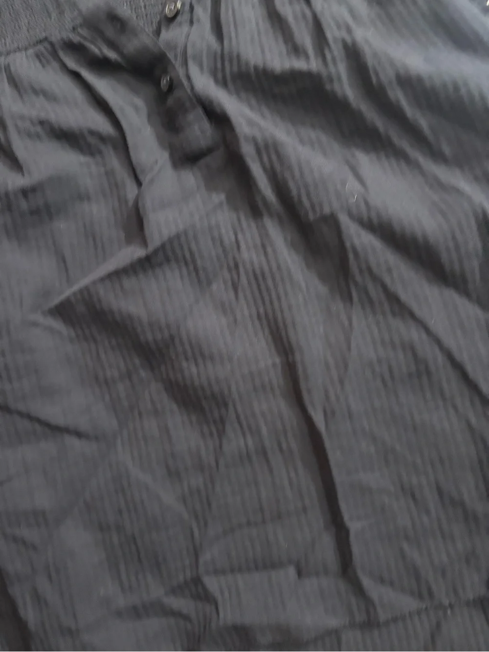 J. Crew Black Sleeveless Ruffle-Yoke Blouse